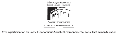 Avec la participation du Conseil économique, social et environnemental accueillant la manifestation
